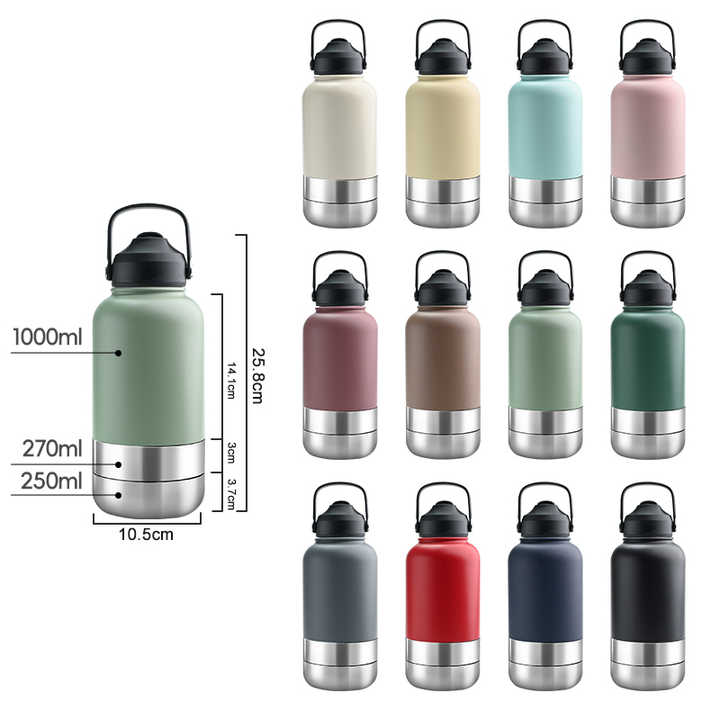 Adventure-Ready Pet Feeder  Water Bottle™