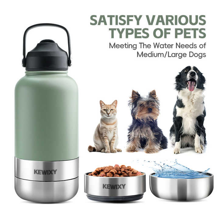 Adventure-Ready Pet Feeder  Water Bottle™
